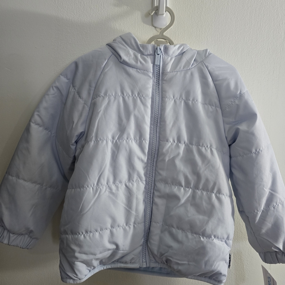 Carter's Soft Blue Quilted Jacket